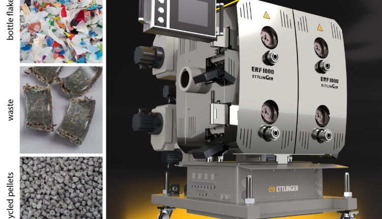 Recycling of PE, PE-HD and PP are among the most common industrial applications of the ERF 1000 continuous melt filter, which can process up to 10 t/h, depending on the material involved.